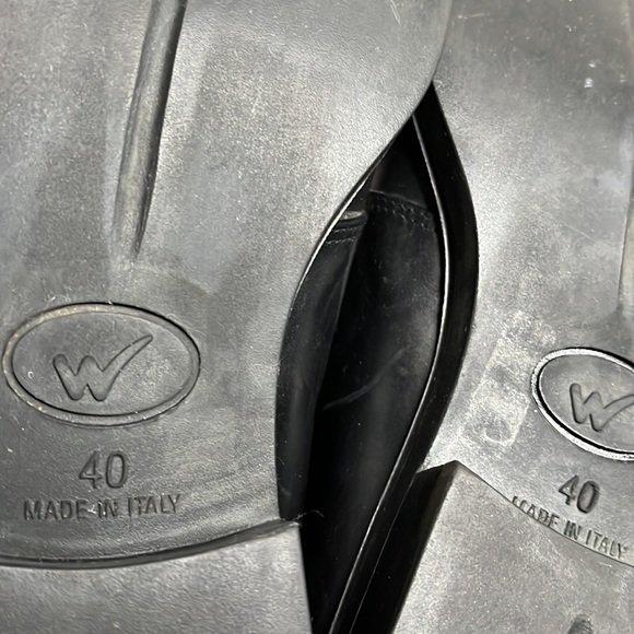 Walking co. Made in Italy glove lined Italian leather boot tie ankle - Picture 9 of 9